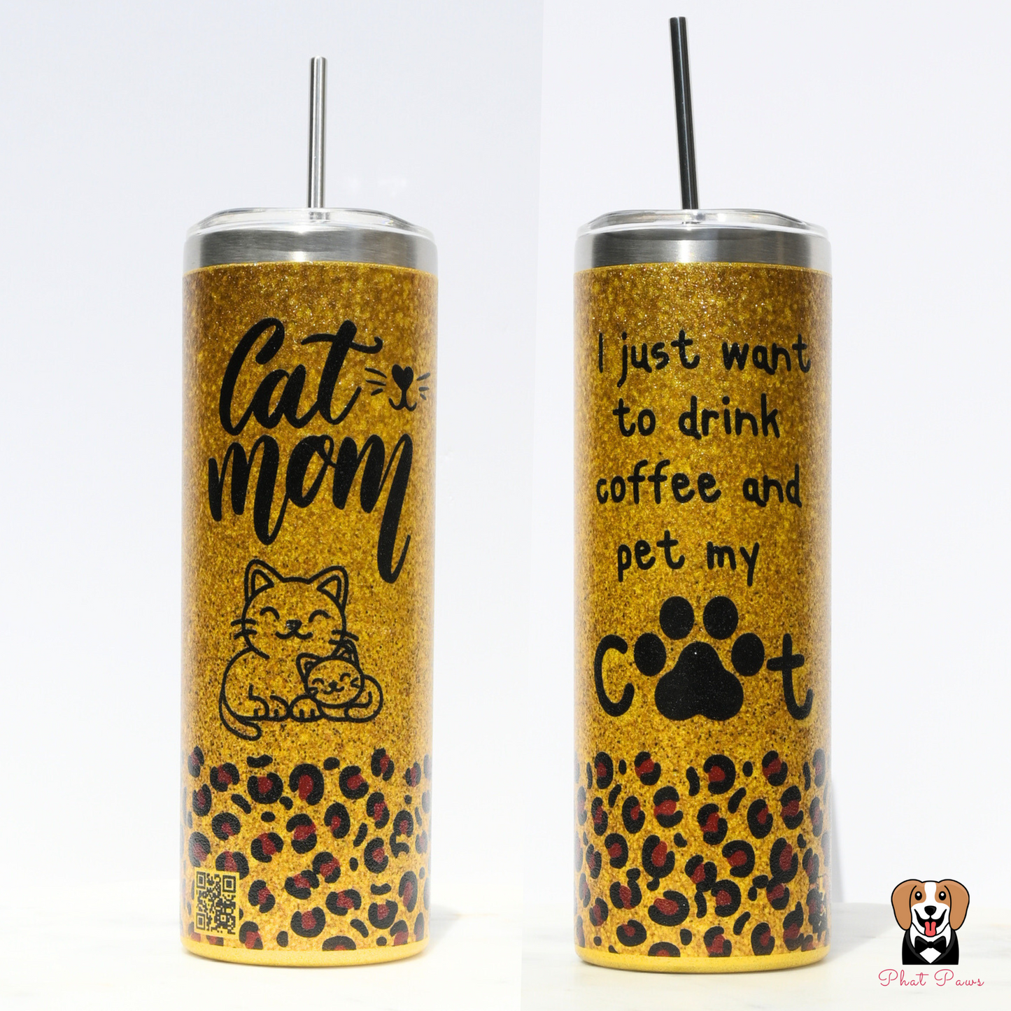 20oz Skinny Tumbler (Personalized With Your Pet's Photo)