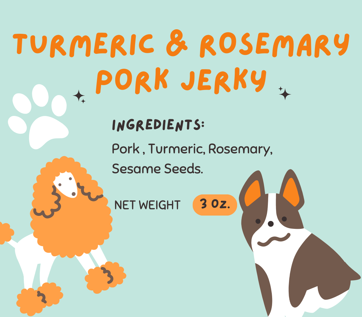 Turmeric & Rosemary Pork Jerky
