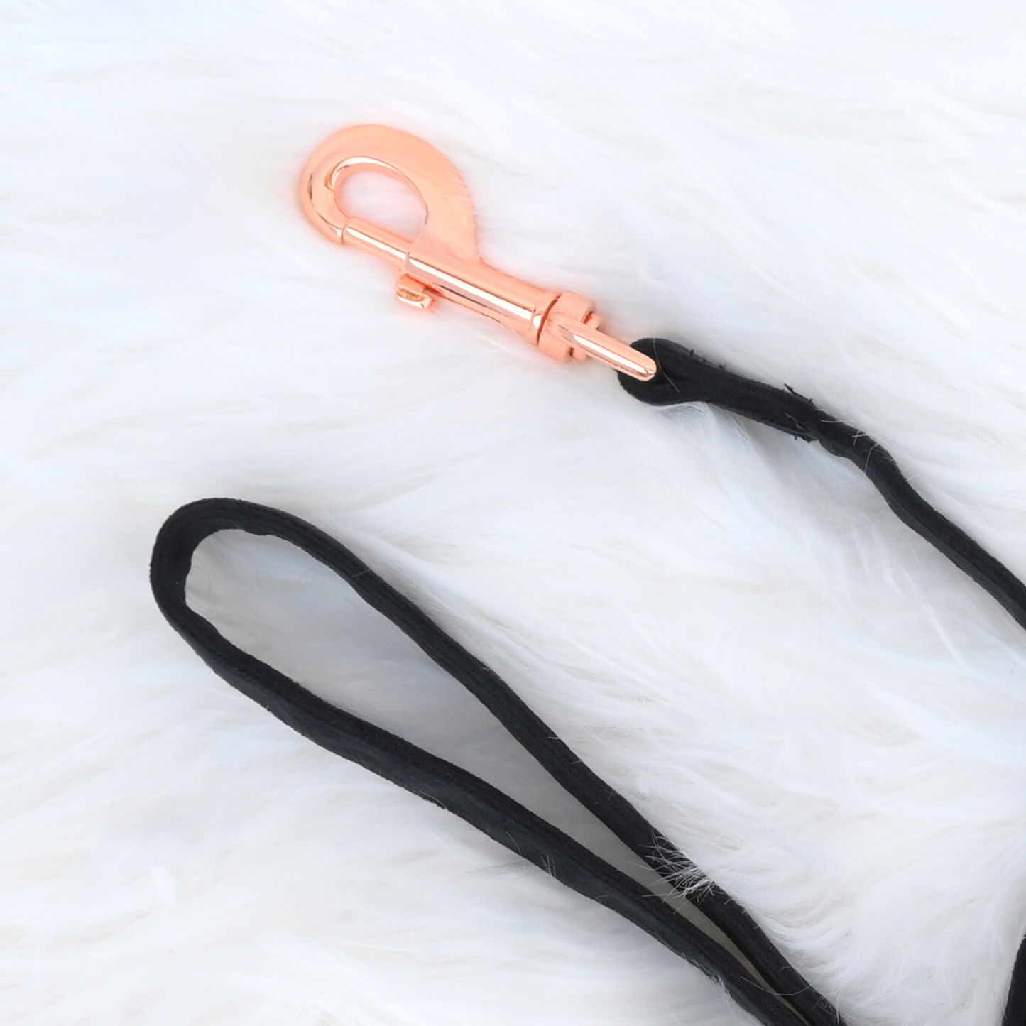 Black Velvet Harness Set for Small and Large Pets