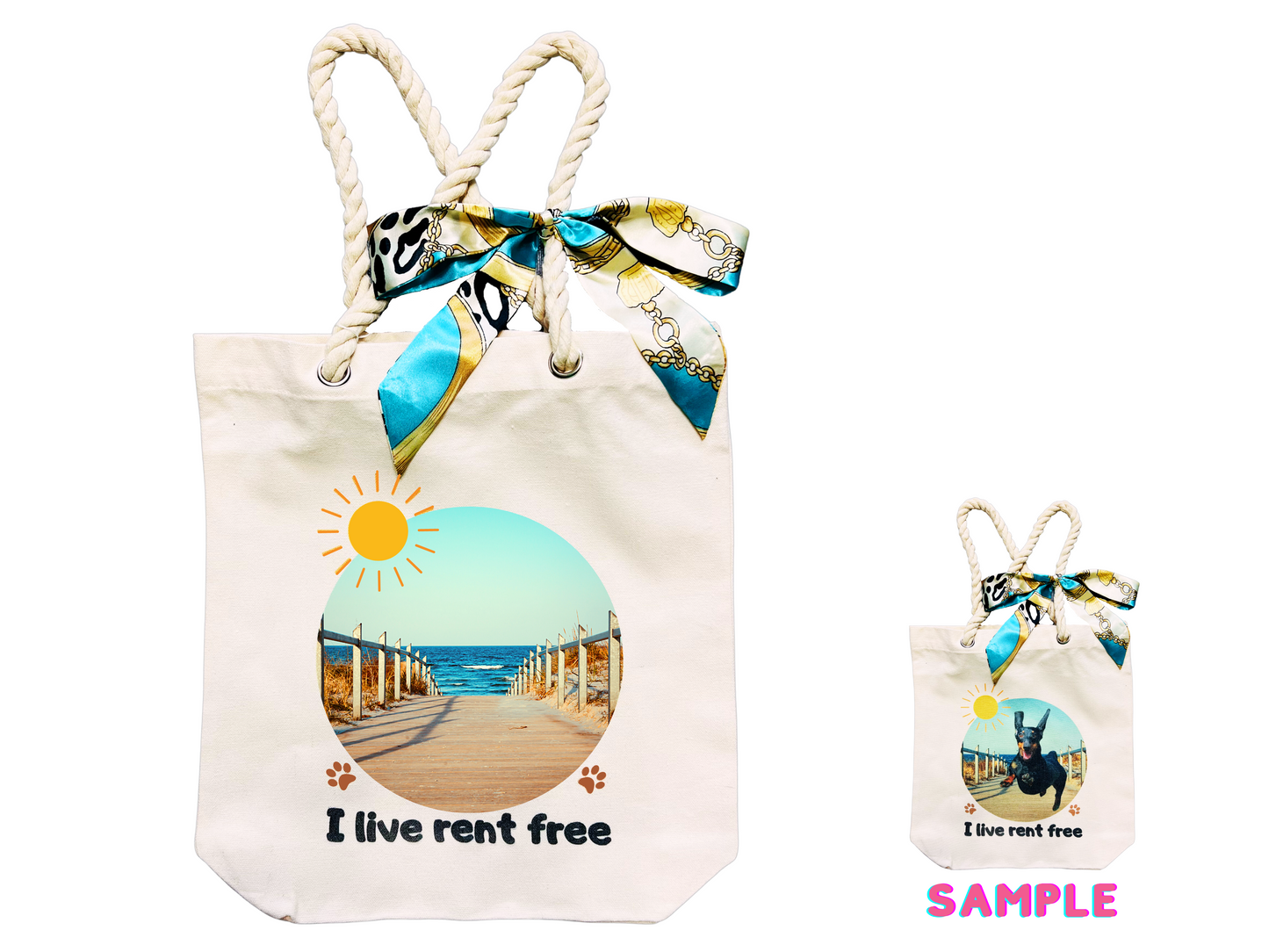 Tote Bag (Personalized With Your Pet's Photo)