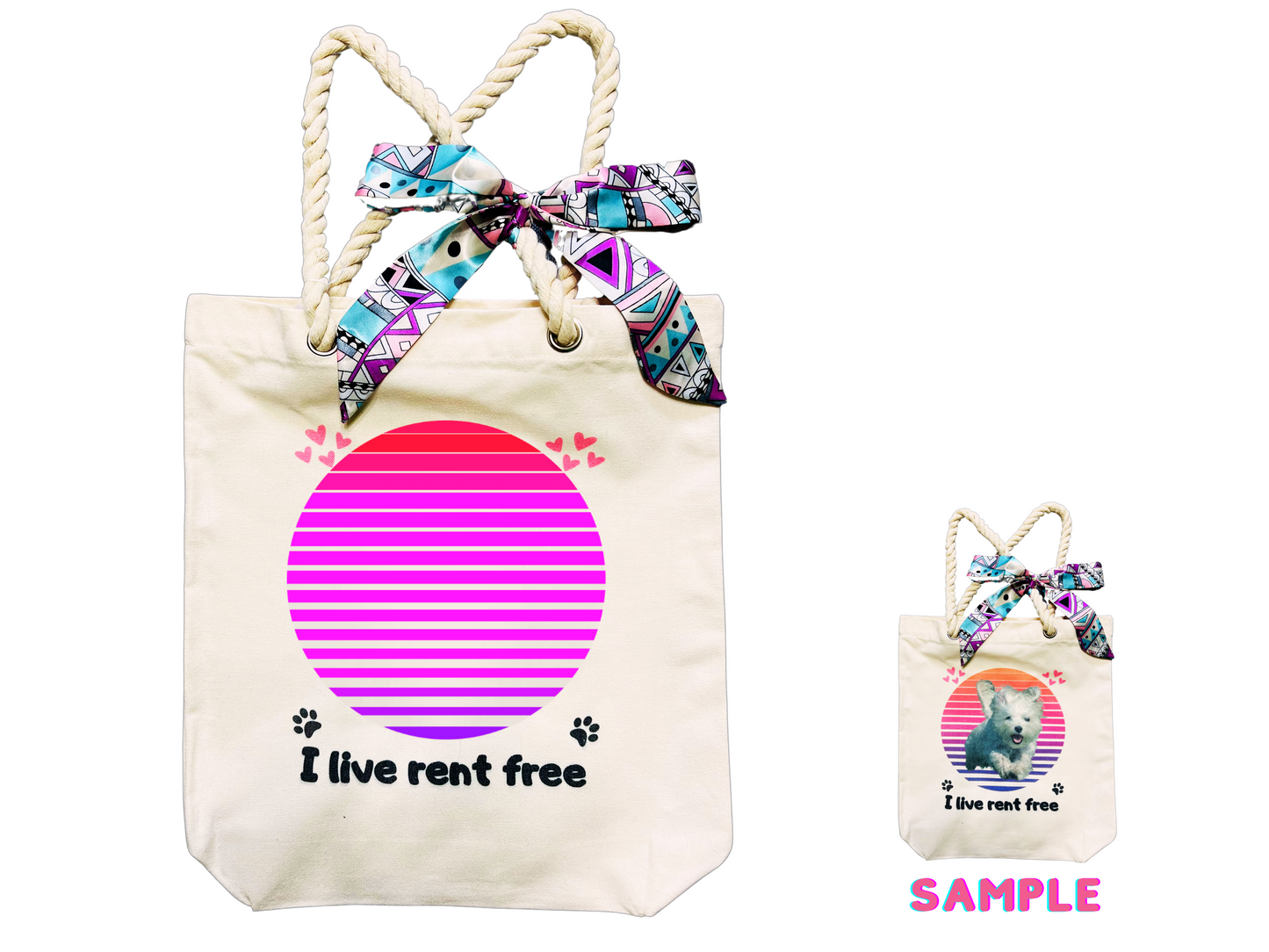 Tote Bag (Personalized With Your Pet's Photo)