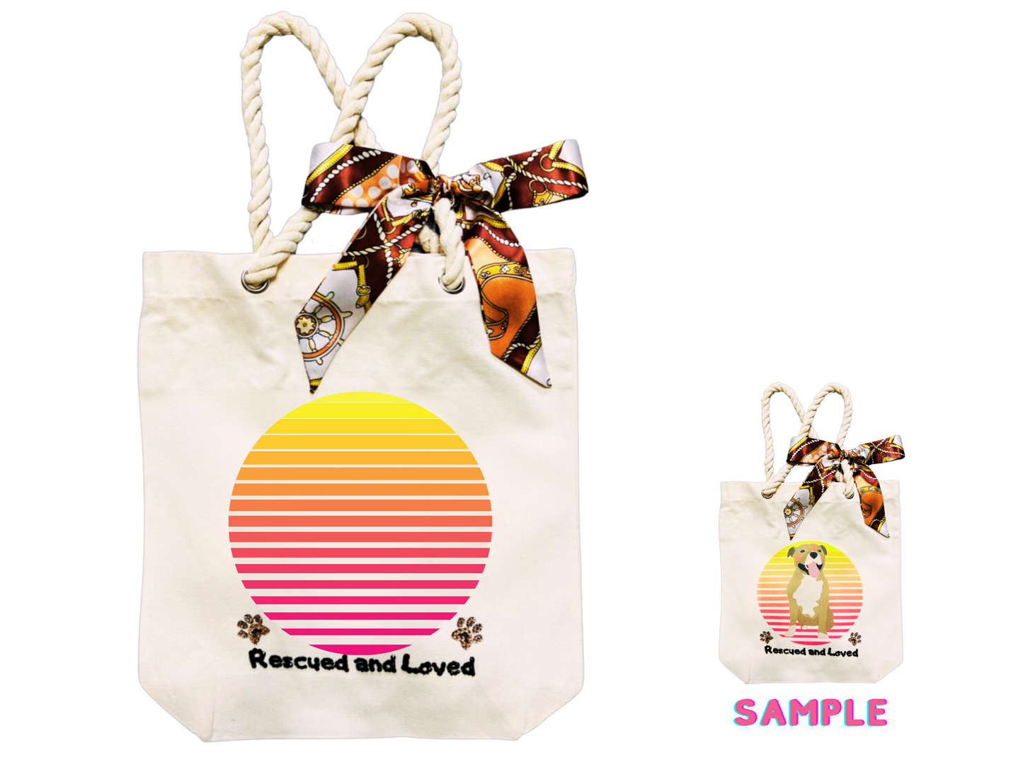 Tote Bag (Personalized With Your Pet's Photo)