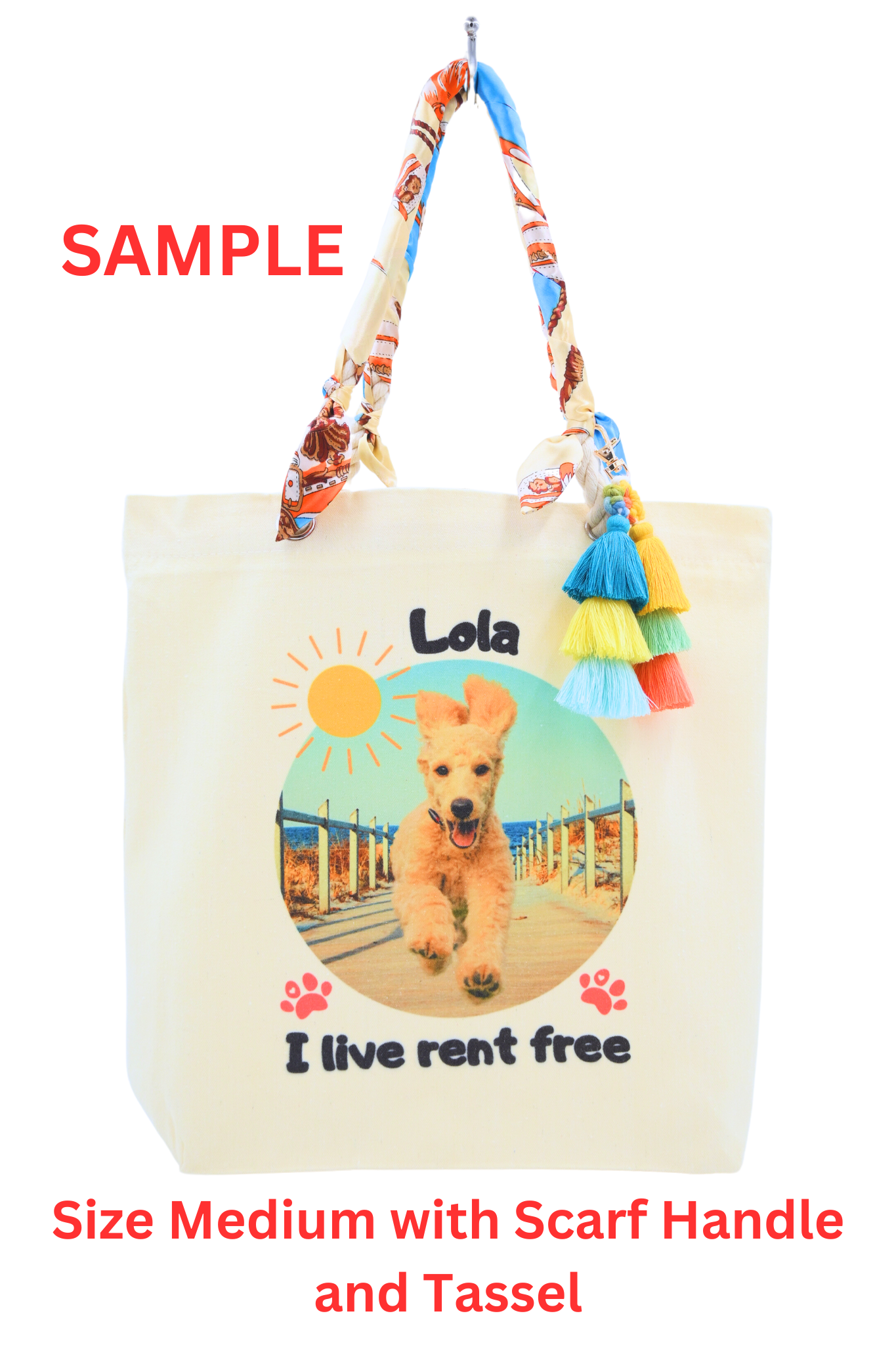 Tote Bag (Personalized With Your Pet's Photo)