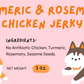 Turmeric & Rosemary Chicken Jerky