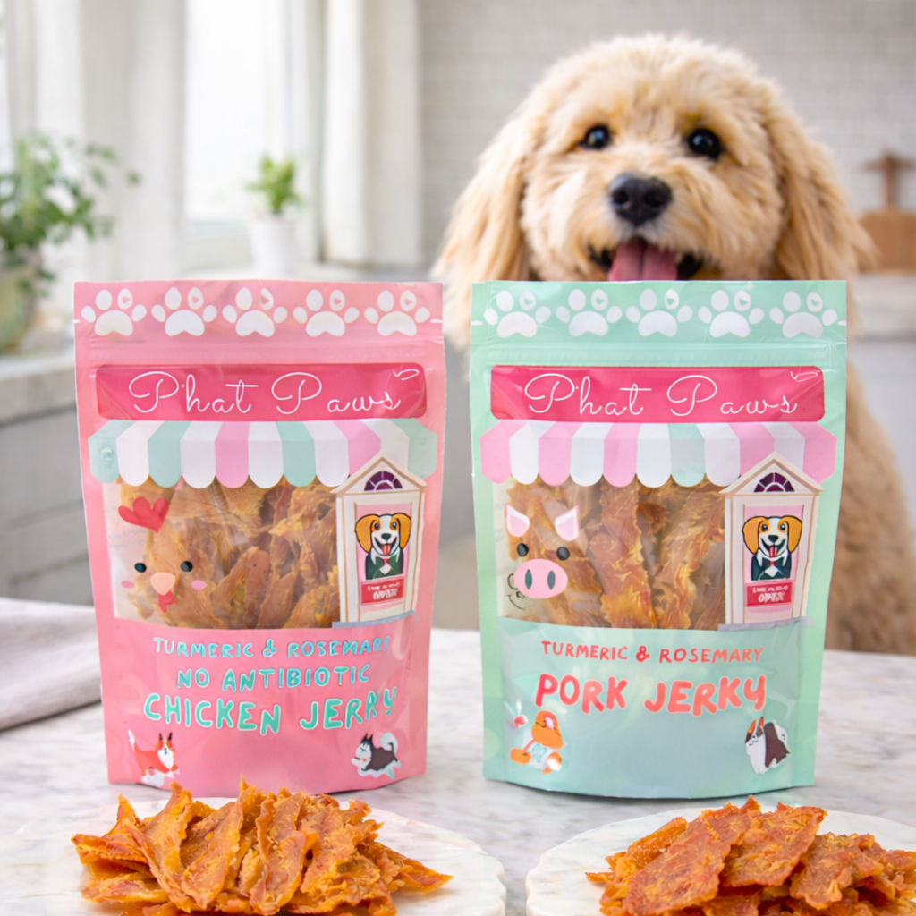 Turmeric & Rosemary Pork Jerky – Phat Paws