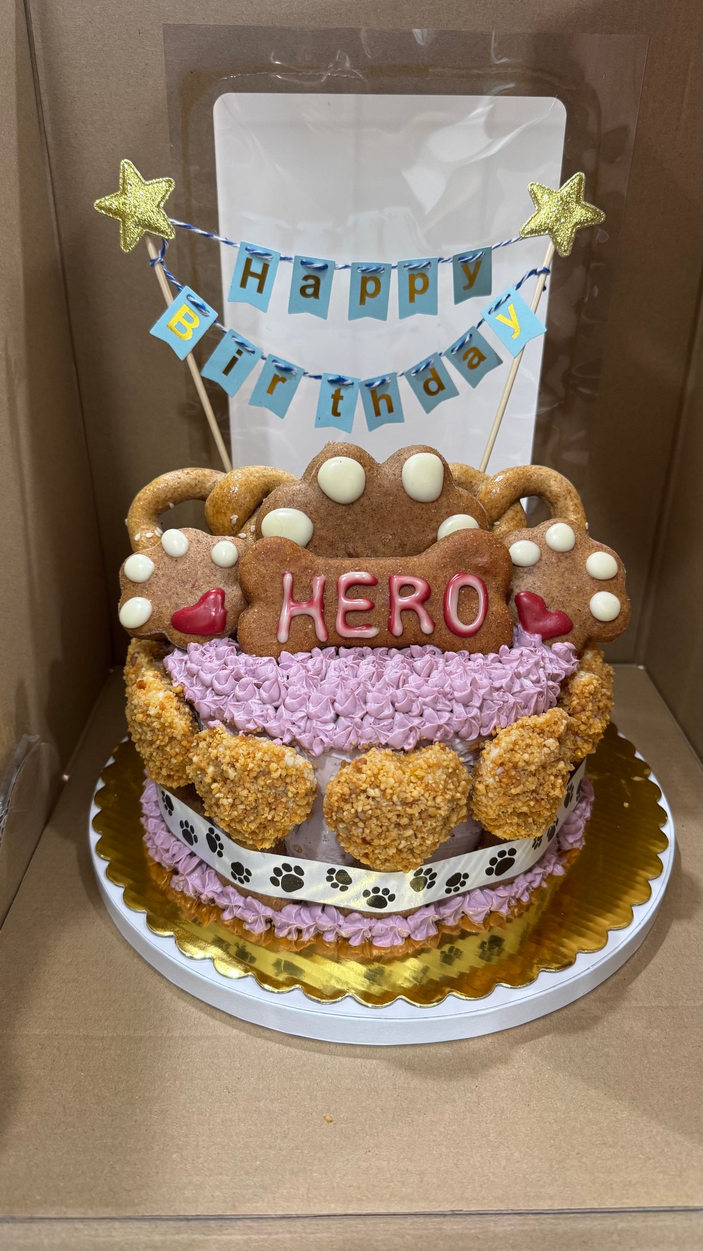 Mixed Berry Barkday Cake 🎂🐾