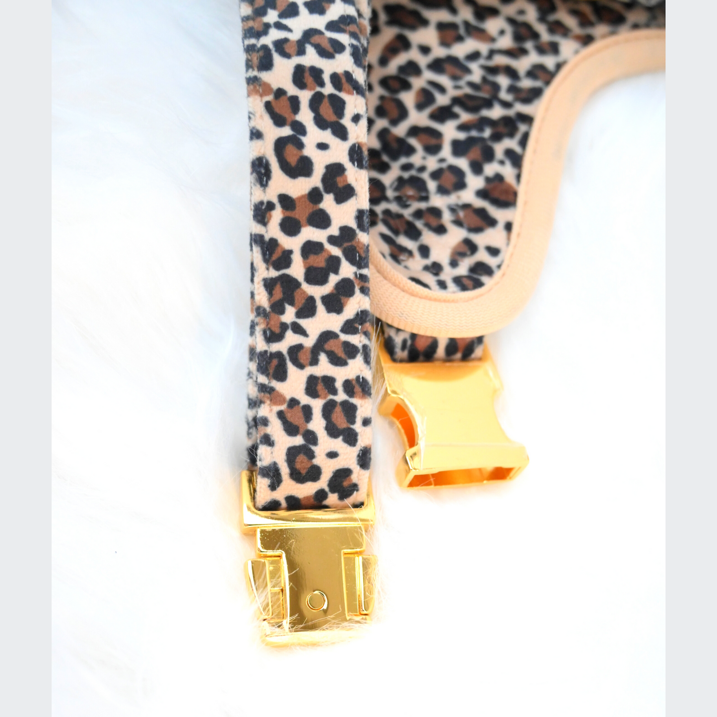 Leopard Print Harness Set for Small and Large Pets